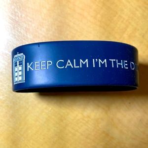 Doctor Who Tardis Rubber Wristband ‘KEEP CALM I’M THE DOCTOR’ Collectible